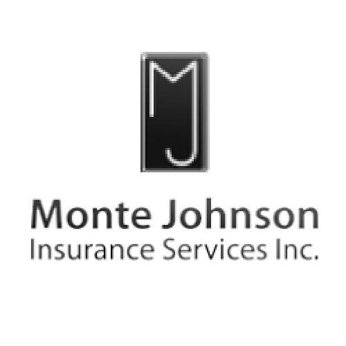 Logo of Monte Johnson Insurance Services Inc. featuring initials "MJ".